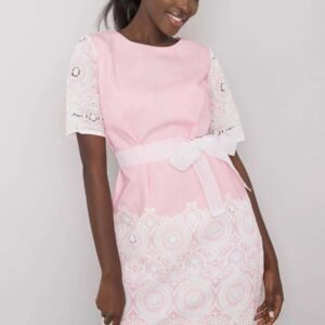Sukienka Model LK-SK-506836-1.74P White/Pink - Lakerta