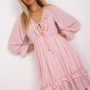 Sukienka Model TW-SK-BI-0761.92 Light Pink - Och Bella