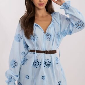 Bluzka Model LK-BZ-509747.80 Light Blue - Lakerta