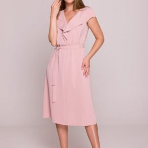 Sukienka Model S411 Powder Pink - Stylove