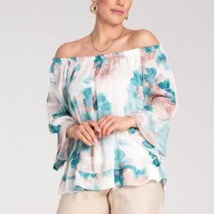 Bluzka Model M1142 Turkus - Figl