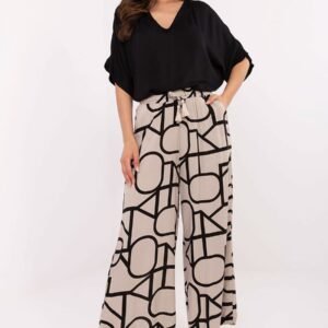 Spodnie Damskie Model D73771M62237G Beige - Sublevel