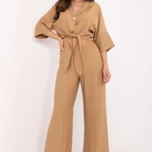 Spodnie Komplet Model TW-KMPL-BI-2469-1.61 Camel - Och Bella