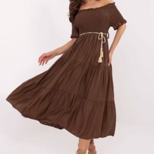 Sukienka Model MI-SK-A2609.96 Brown - Italy Moda