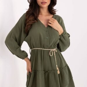 Sukienka Model MI-SK-A5079.27 Khaki - Italy Moda