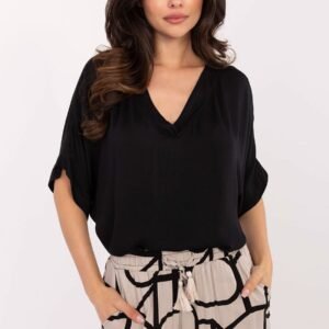 Bluzka Model TW-BZ-BI-3228.75 Black - Och Bella