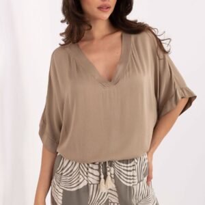 Bluzka Model TW-BZ-BI-3228.75 Beige - Och Bella