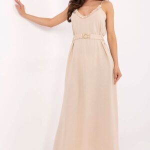 Sukienka Model TW-SK-BI-1458-1.64 Beige - Och Bella