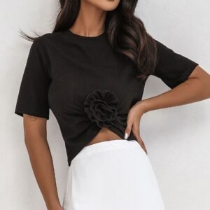 Bluzka Model Elvie B56 Black - IVON