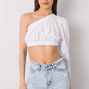 Bluzka Model 341-BZ-5267.05 White - Rue Paris