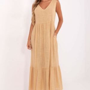 Sukienka Model TW-SK-BI-28007.63 Camel - Och Bella