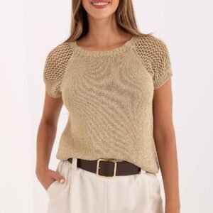 Sweter Damski Model MI-BZ-1607.93 Gold - Italy Moda