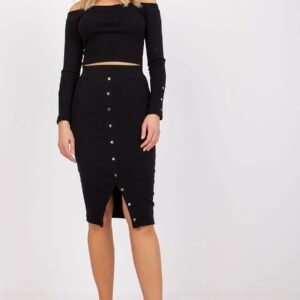 Spódnica Komplet Model RV-KMPL-7524.34 Black - Rue Paris