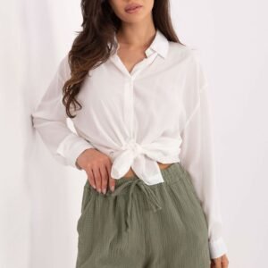 Szorty Damski Model MO-SN-9717.95 Khaki - Italy Moda