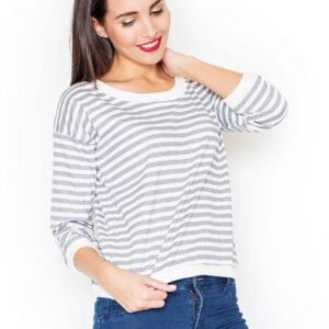 Bluzka Model K204 Grey - Katrus