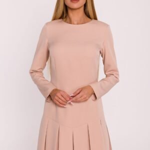Sukienka Model MOE872 Beige - Moe