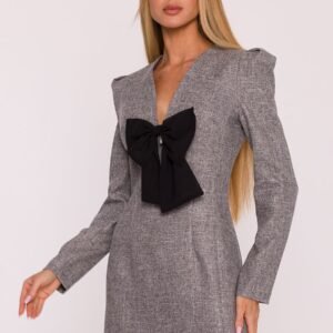 Sukienka Model MOE869 Grafit - Moe