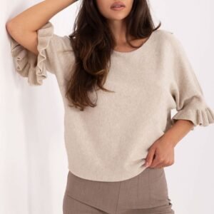 Sweter Damski Model IT-SW-99244.65 Light Beige - Italy Moda
