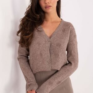 Sweter Damski Model IT-SW-98300.69 Dark Beige - Italy Moda