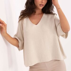 Sweter Damski Model IT-SW-2202.52 Light Beige - Italy Moda