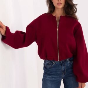 Kurtka Damska Model IT-KR-A8612.46 Bordo - Rue Paris