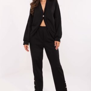 Spodnie Komplet Model IT-KMPL-9761.25 Black - Rue Paris