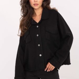 Koszula Damska Model IT-KS-FL5779.87 Balck - Rue Paris