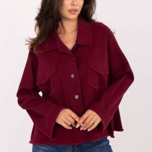 Koszula Damska Model IT-KS-FL5779.87 Bordo - Rue Paris