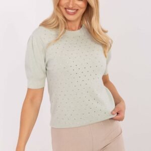 Sweter Damski Model PM-SW-PM-5060.06 Pistacja - Factory Price