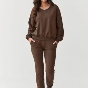 Spodnie Komplet Model M891 Czekolada - Makadamia