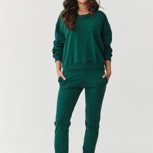 Spodnie Komplet Model M891 Bottle Green - Makadamia