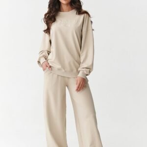 Spodnie Komplet Model M890 Light Beige - Makadamia