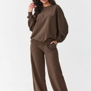 Spodnie Komplet Model M890 Czekolada - Makadamia