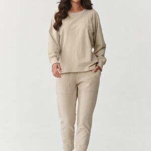 Spodnie Komplet Model M888 Light Beige - Makadamia