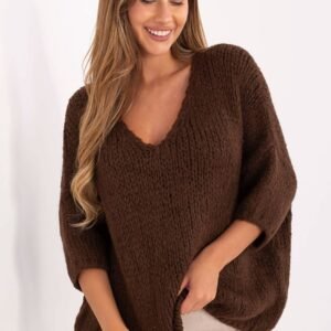 Sweter Damski Model IT-SW-7703.70 Brown - Italy Moda