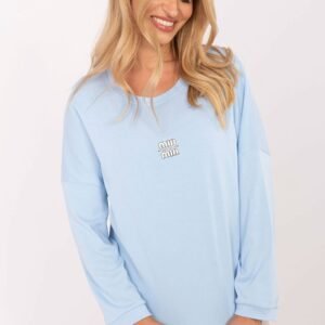 Bluzka Model RV-BZ-A823.49 Light Blue - Relevance