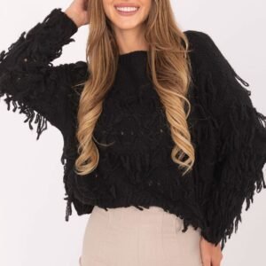 Sweter Damski Model MI-SW-2008.86 Black - Rue Paris