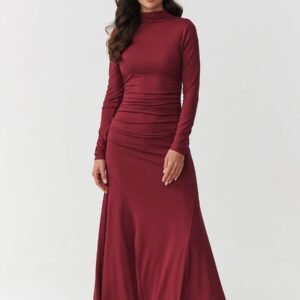 Sukienka Model M897 Bordo - Makadamia