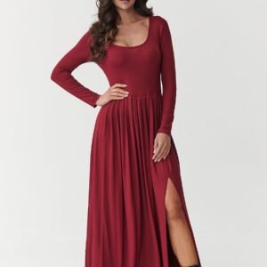 Sukienka Model M896 Bordo - Makadamia