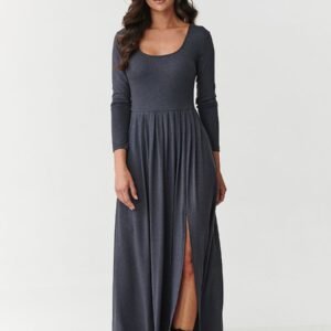 Sukienka Model M896 Antracyt - Makadamia