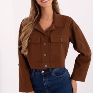 Kurtka Damska Model IT-KR-FL7029.72 Light Brown - Rue Paris