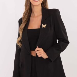 Marynarka Model IT-MA-FL8315.85 Black - Rue Paris