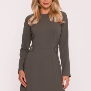 Sukienka Model S419 Khaki - Stylove