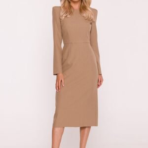 Sukienka Model S412 Beige - Stylove