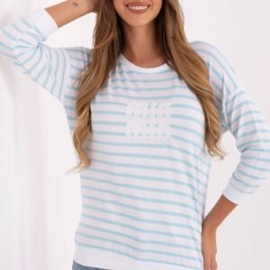 Bluzka Model RV-BZ-A790.47 White/Blue - Relevance