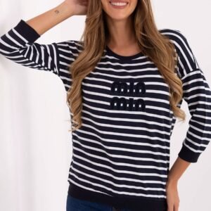 Bluzka Model RV-BZ-A790.47 Navy - Relevance