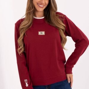 Bluza Damska Model RV-BL-A868.46 bordo - Relevance