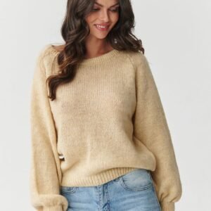 Sweter Damski Model S168 Beige - Makadamia