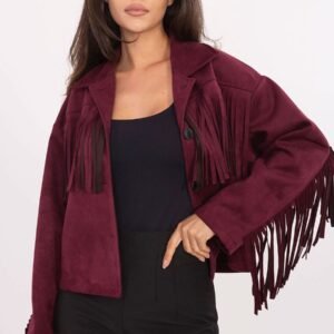 Kurtka Damska Model IT-KR-96753.61 Bordo - Factory Price