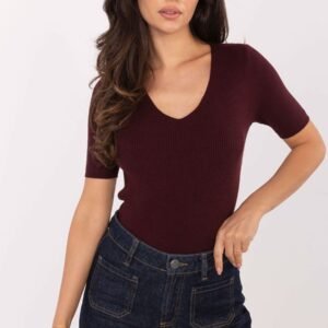 Sweter Damski Model PM-SW-B-627.63 Bordo - Factory Price